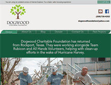 Tablet Screenshot of dogwoodfoundation.org